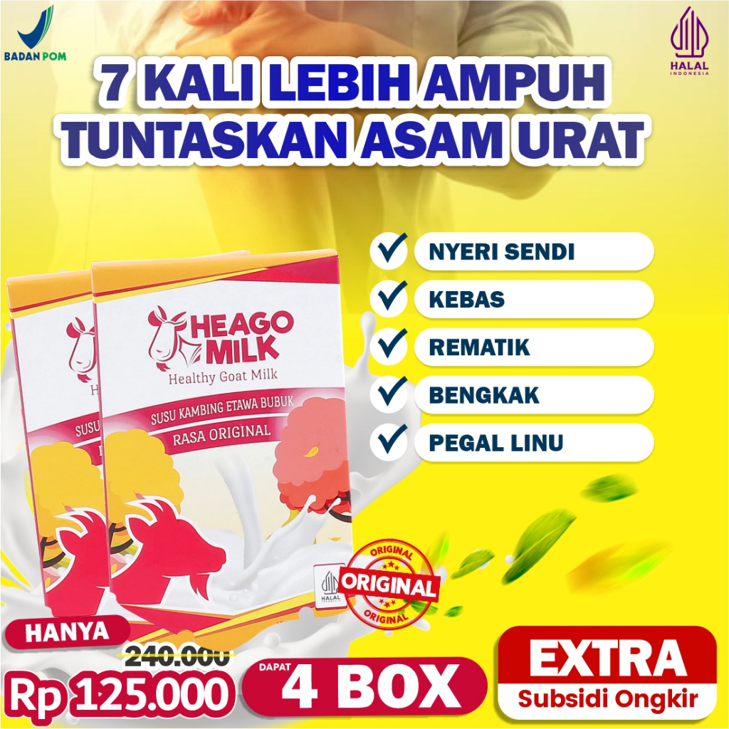 

Susu Kambing Etawa Murah Kualitas Tinggi Paket 3 Box gratis 1