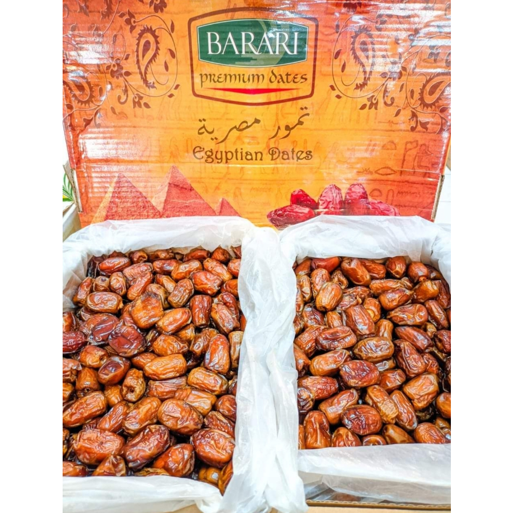 

Kurma Mesir Barari 10kg/ kurma arab / kurma Golden Valley / Golden Orient / Egyptian Dates