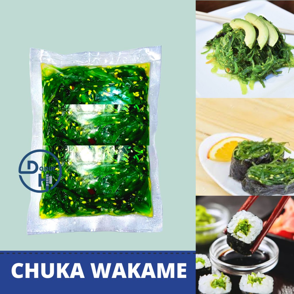 

CHUKA WAKAME Salad Rumput Laut 200 g | Seaweed Seasoned Salad Frozen..