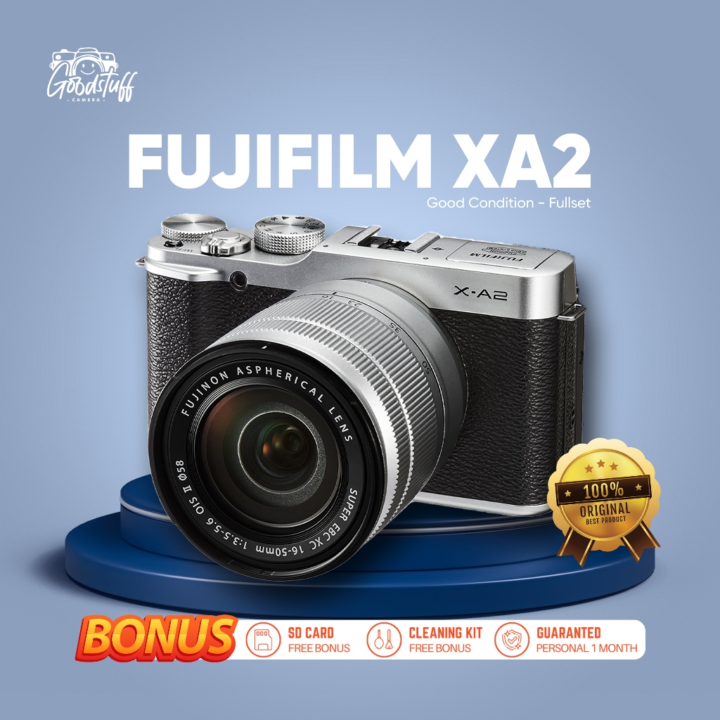 KAMERA FUJIFILM XA 2 BUKAN CAMERA  XA 3 XA 5 SECOND LIKE NEW GARANSI TERJAMIN BANYAK BONUS