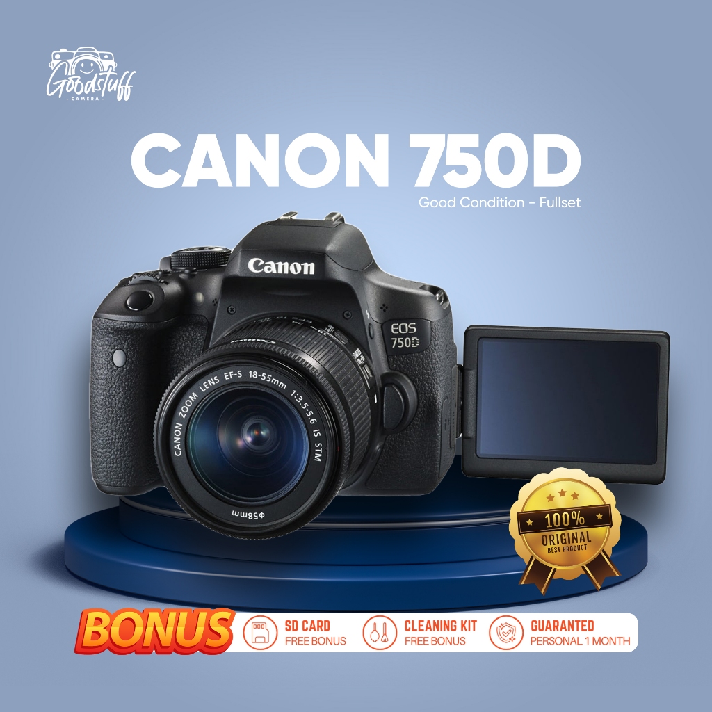 CANON 750D WIFI Second Like New Garansi Terjamin  bukan 650d 700d