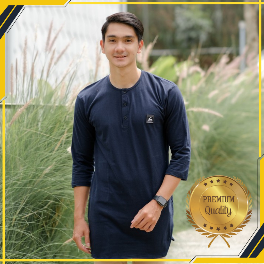 Baju Koko Kokoh Kemko Kurta Qurta Dewasa Remaja Muslim Kasual Modern Fit Elegan Exsklusive Laki Laki