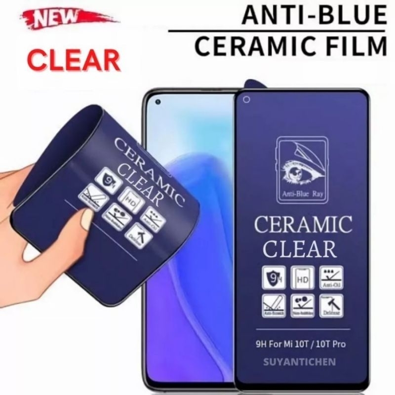 (OPPO) ANTI GORES CERAMIC CLEAR ANTI BLUE/RADIASI PELINDUNG LAYAR HP OPPO A83/A71/A37/A57/A91/RENO 3