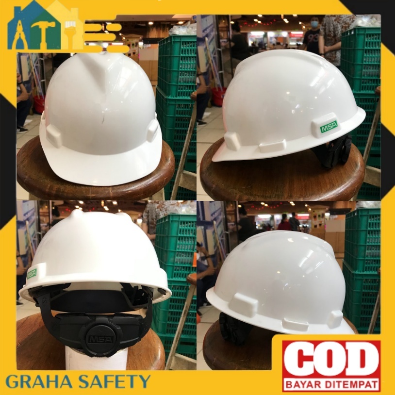 Helm Safety MSA Vgard Fastrack ORI - Safety Helmet MSA Vgard Fastrack ANSI