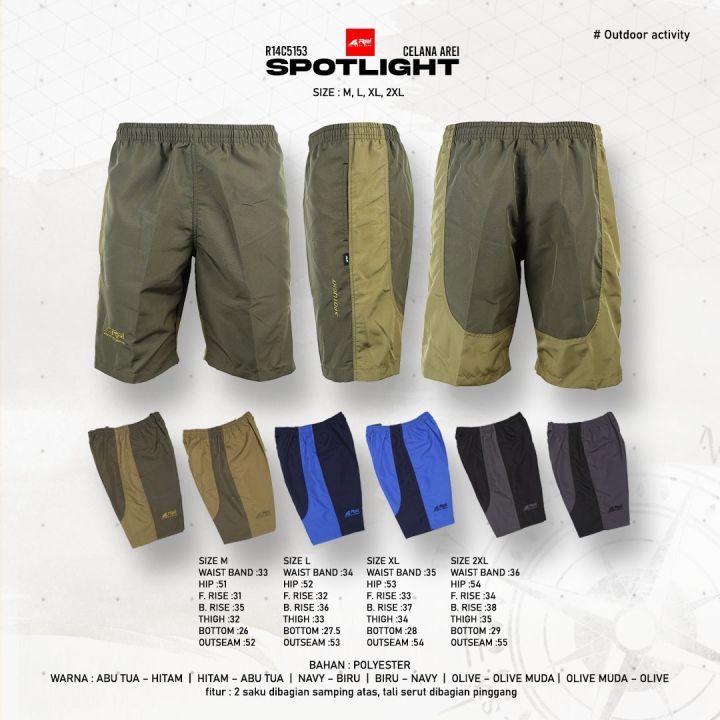 Celana Pendek Pria Rei Spotlight Arei Outdoorgear