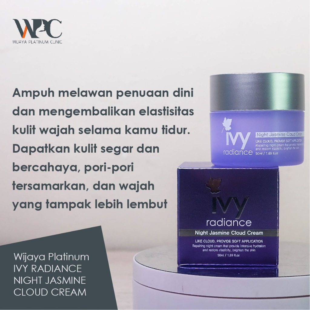 IVY Radiance Night jasmine Cloud Cream 50ml - WPC Night Cream