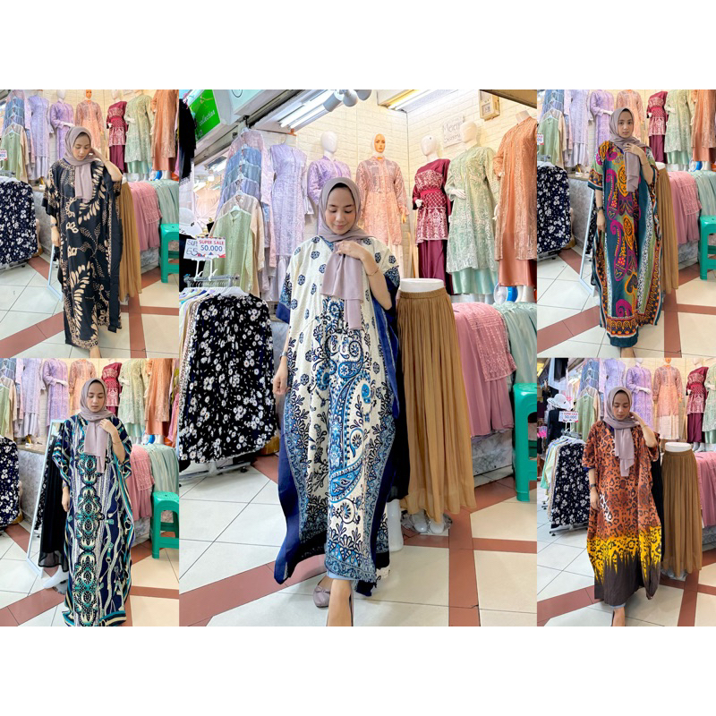 Daster jumbo murah Kaftan India