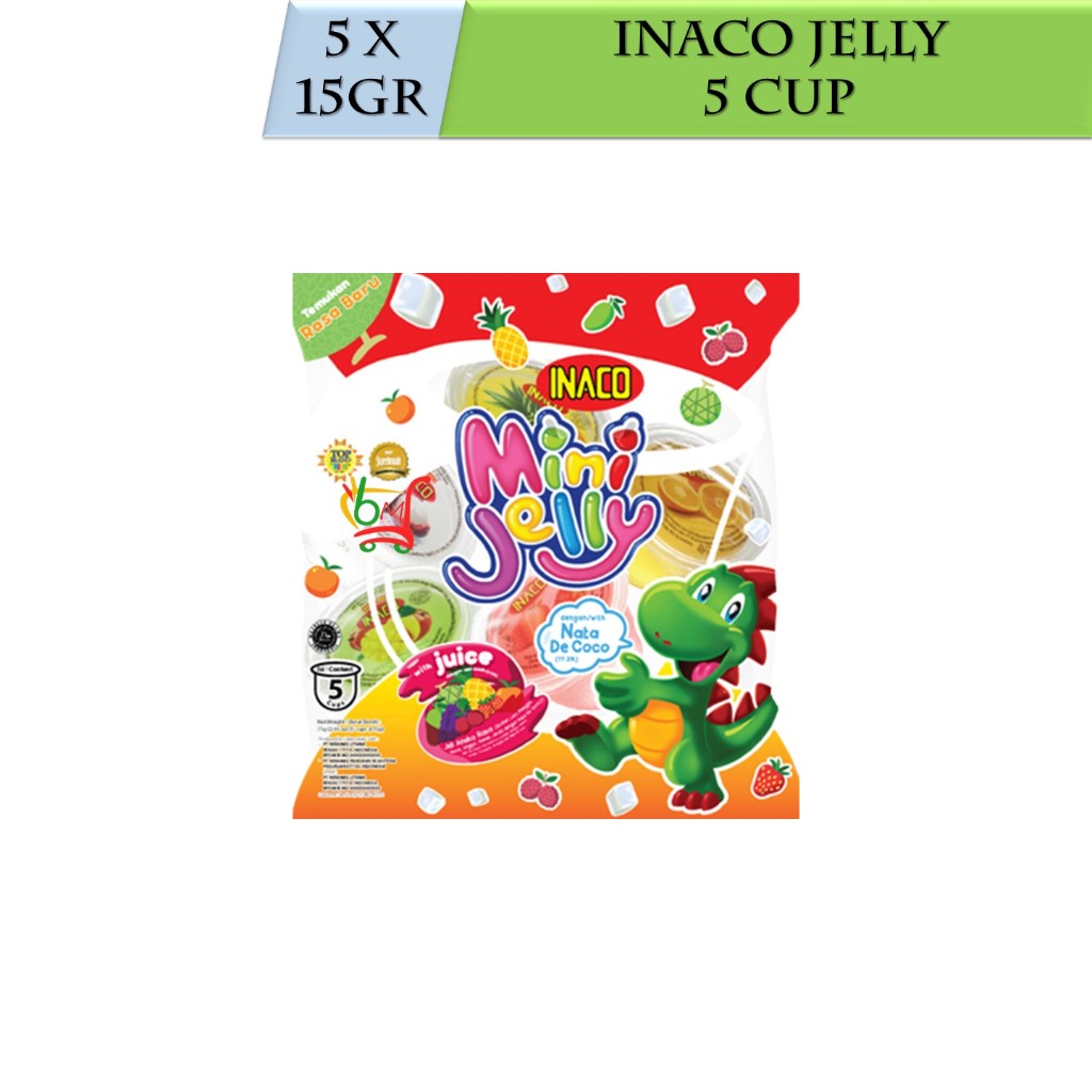 

Inaco Jelly 5 Cups Mini Nata De Coco Berbagai Rasa