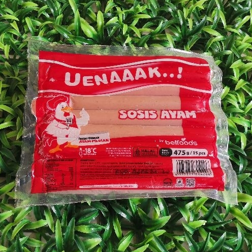 

Belfoods Sosis Ayam - Isi 15 pcs - Berat 475 Gram