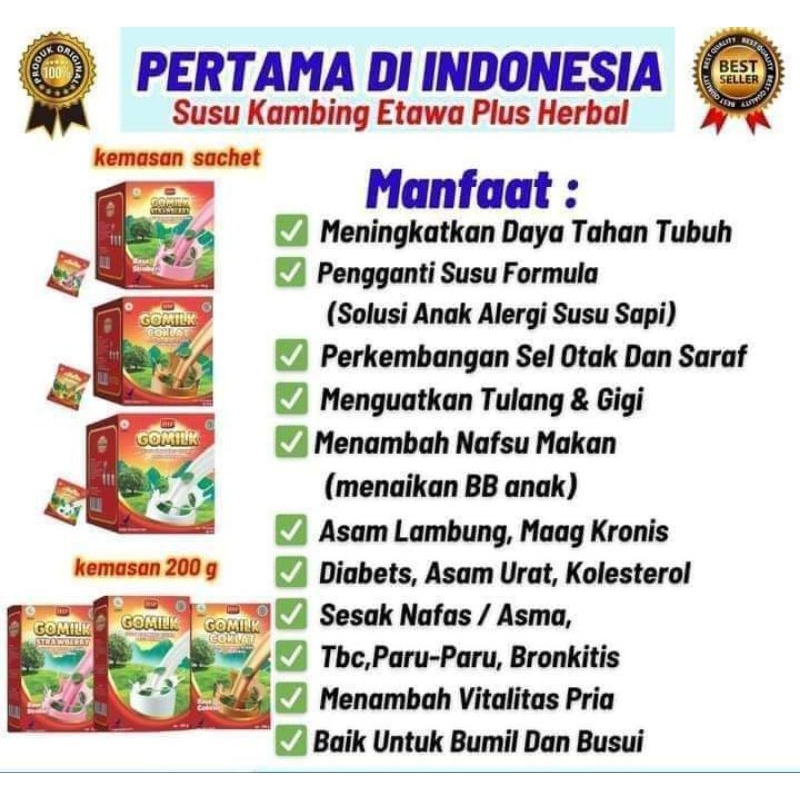 

gomilk susu kambing etawa paket reseller