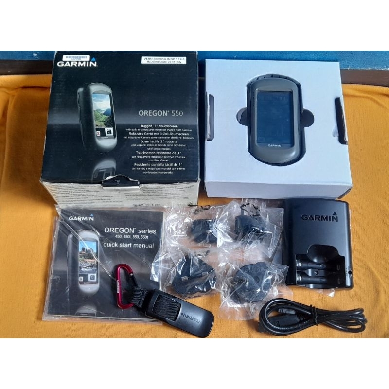 Gps Garmin Oregon 550 Komplit