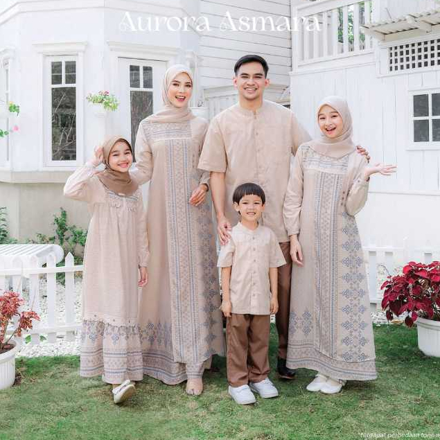 SERAGAM KELUARGA EKSIS 222 SAVANAH TAN ORIGINAL SEPLY ETHICA FASHION DRESS BAJU BUSANA MUSLIM WANITA