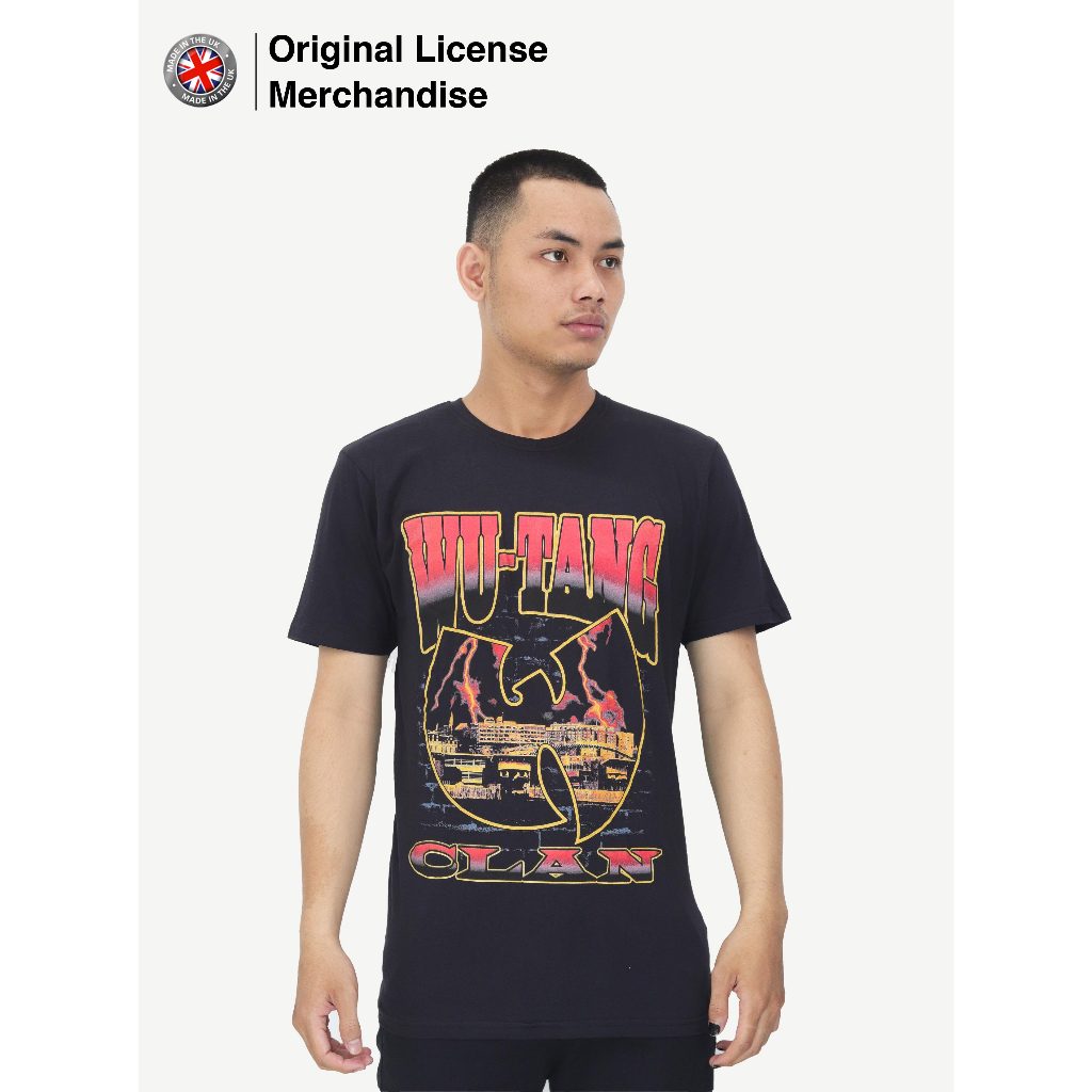 Kaos Baju Dewasa Pria Wanita Katun Import Premium Band Musik WU TANG CLAN Original Lightning Infill 
