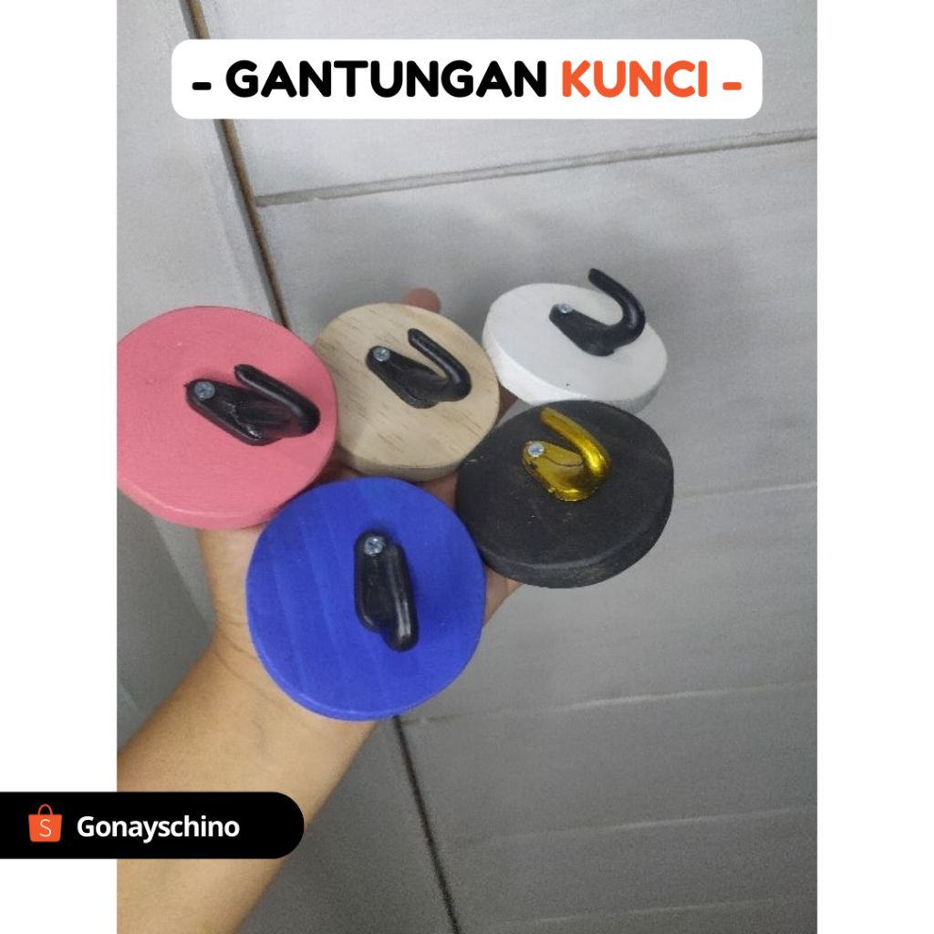 Kapstok kayu unik gantungan baju unik