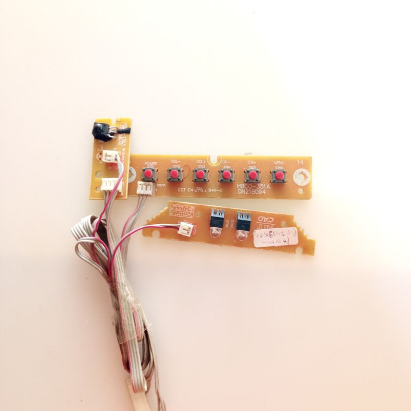 TOMBOL SENSOR IR TV POLYTRON PLD 24D9501