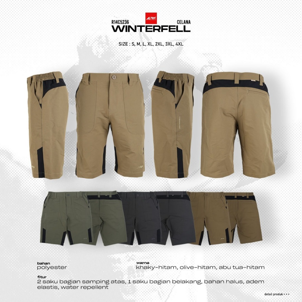 Celana Pendek Pria Winterfell Arei Outdoorgear