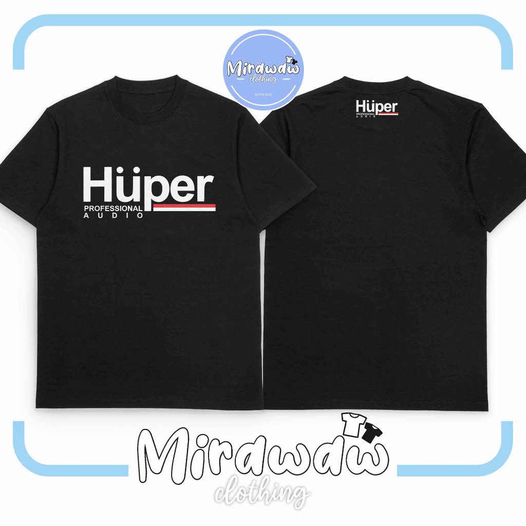Kaos Huper Professional Audio Indonesia Baju Distro
