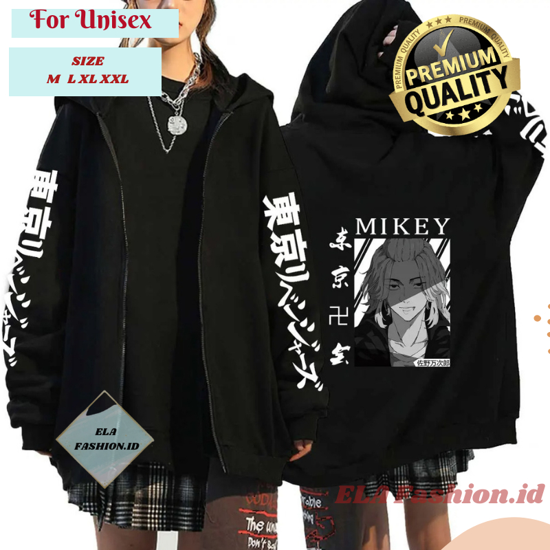 Jaket Tokyo Revengers 002 - Jaket Tokyo Revengers Smiley Manji Valhalla