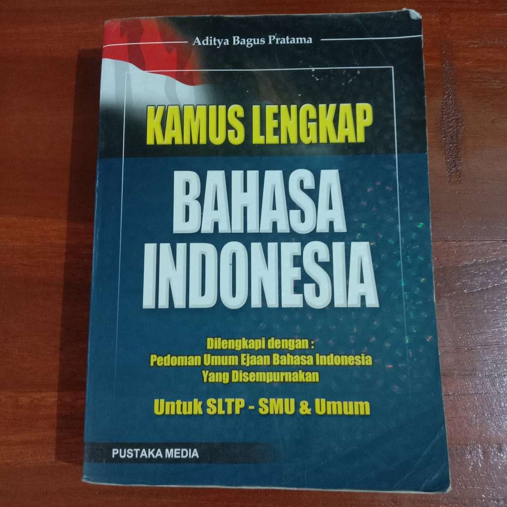 Buku KBBI - Kamus Lengkap Bahasa Indonesia - Kertas Warna - Preloved