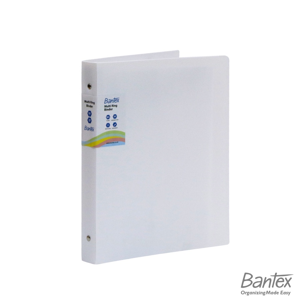 

Bantex Binder Polos A5 20 Ring Trendy White
