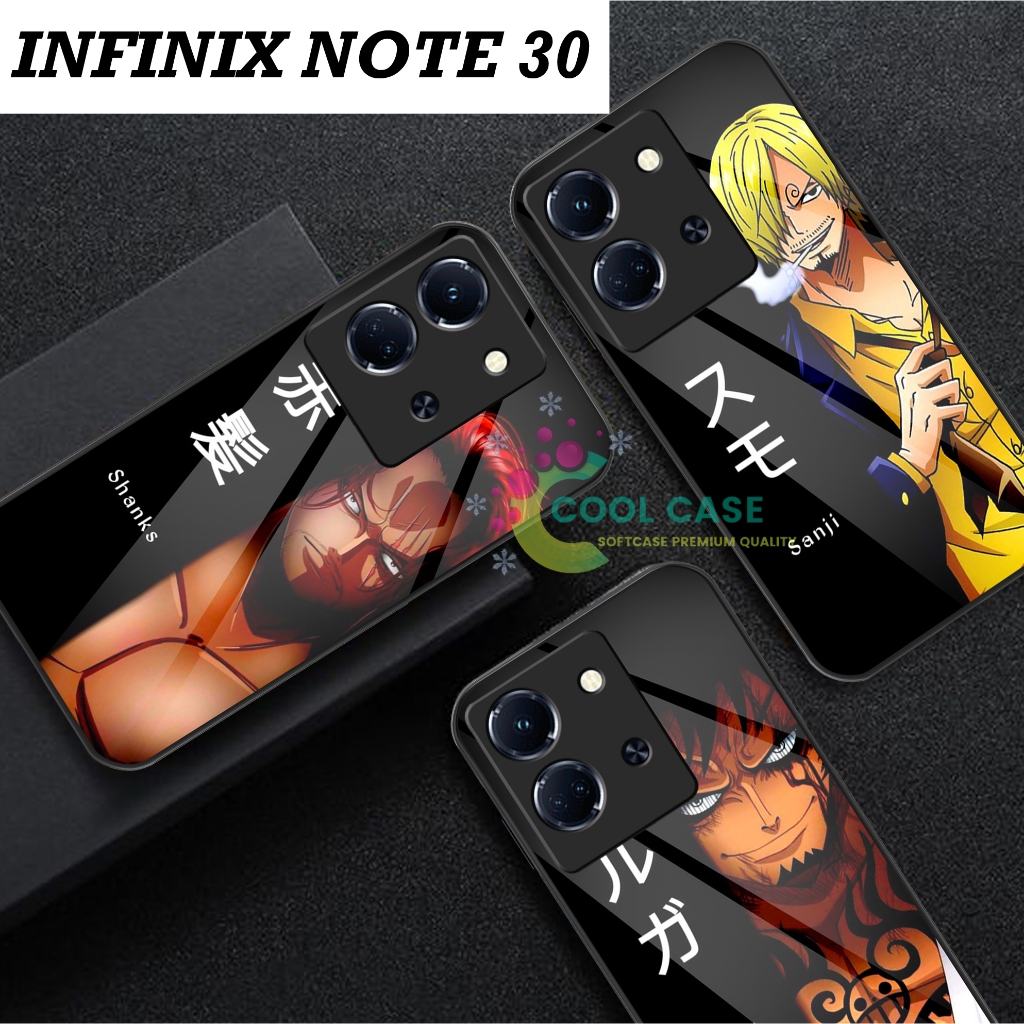 Softcase Kaca Infinix Note 30 Terbaru One Piece [CK187] - Casing Handphone Infinix Note 30 -  Pelindung Handphone