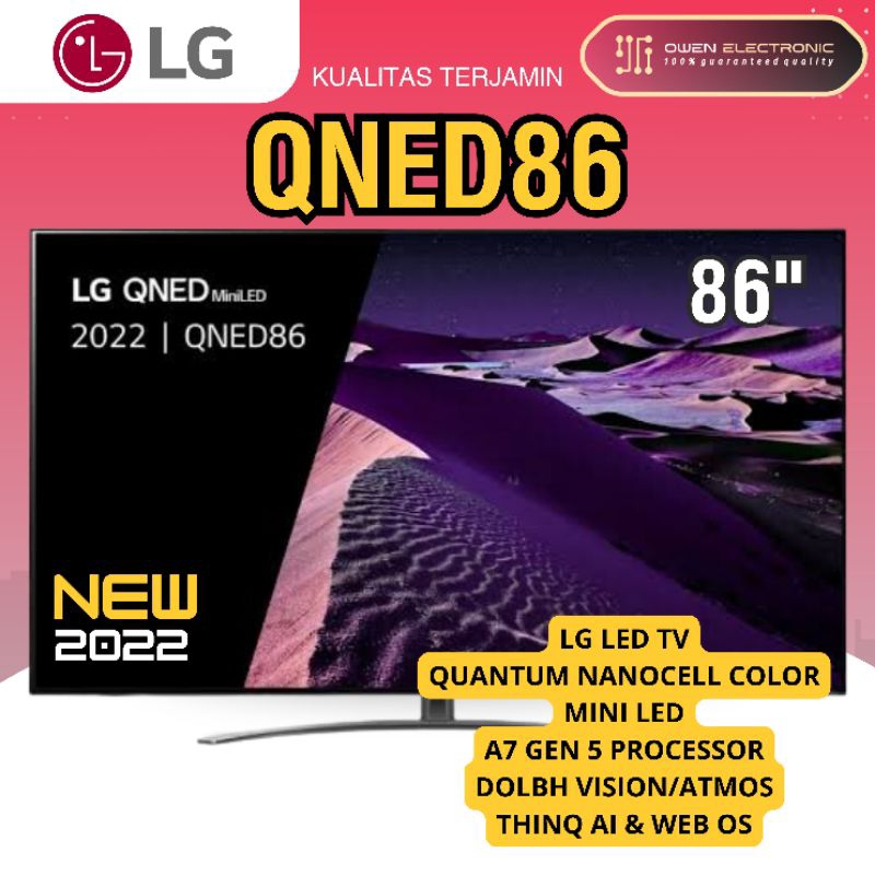 LG 4k LED TV 86QNED86/86QNED86SQA 86 inch MINI LED NANOCELL