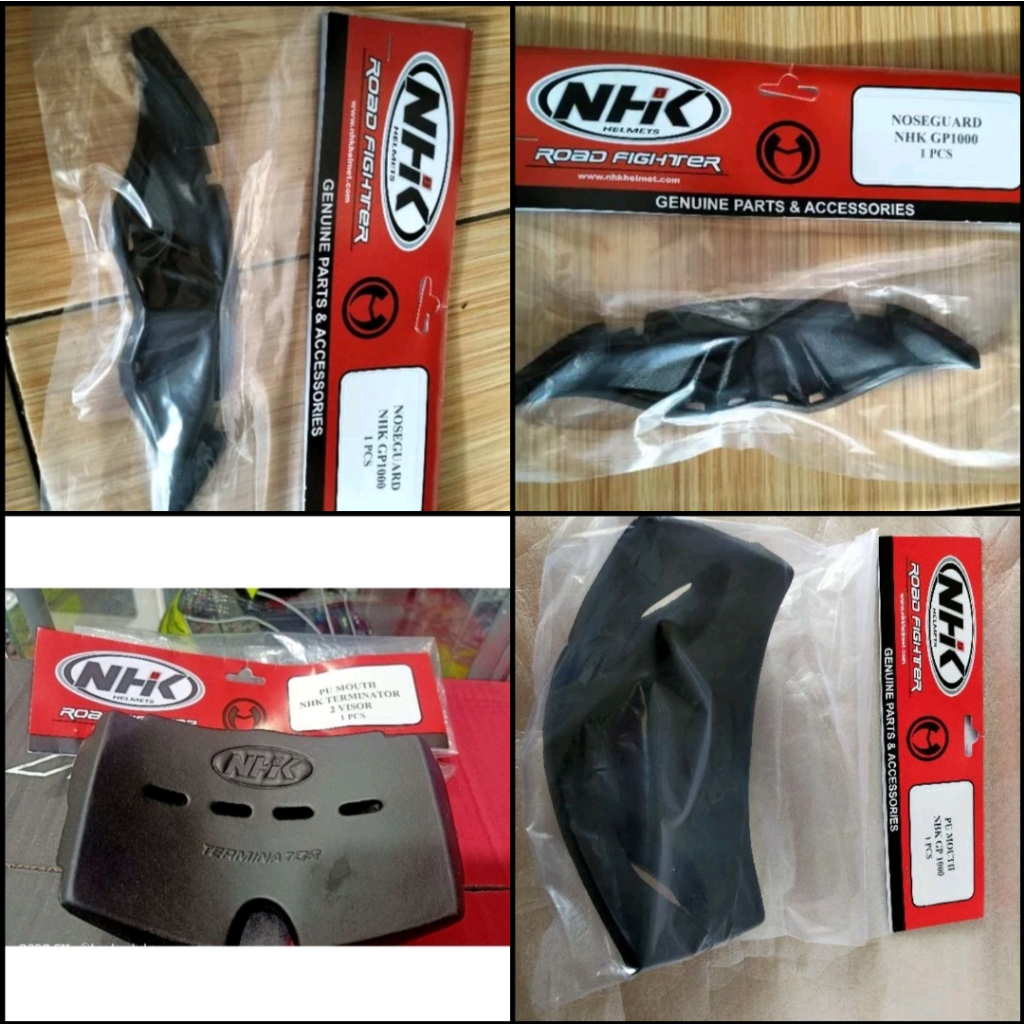 Bantalan Dagu Helm Nhk terminator Gp1000 PU MOUTH NHK ORIGINAL