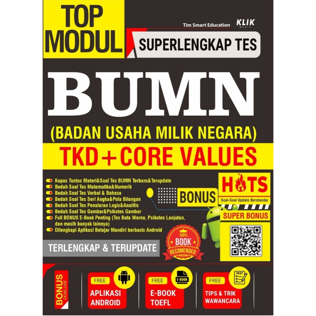 BUKU TES BUMN TOP MODUL SUPERLENGKAP TES BUMN