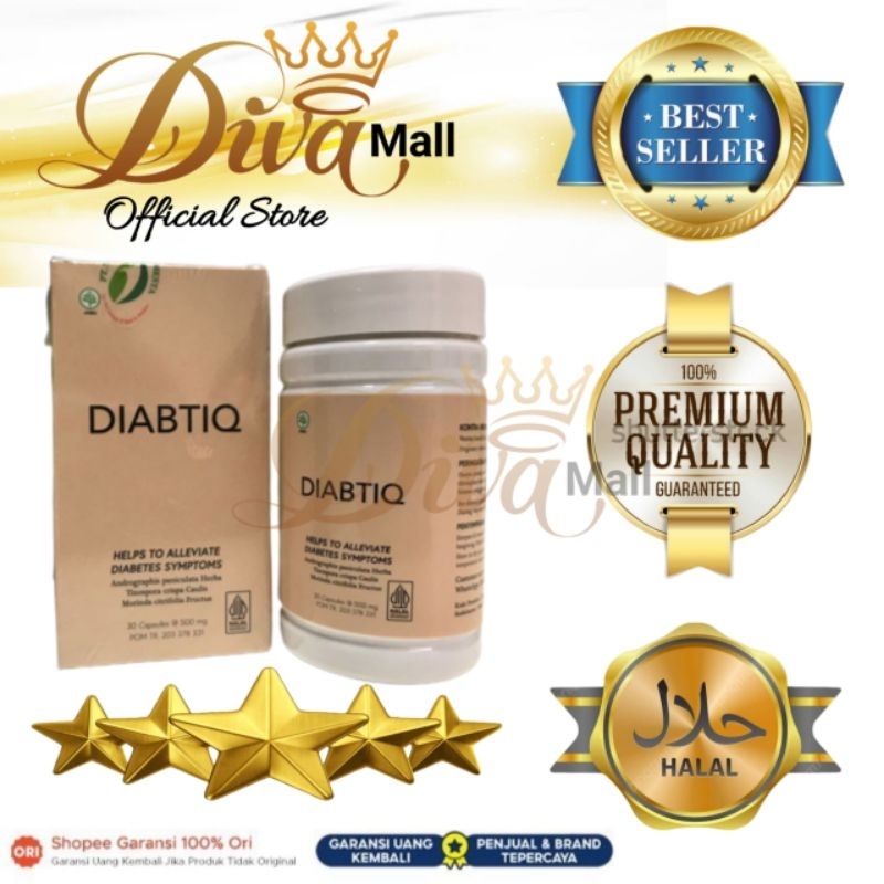 DIABTIQ ASLI ORIGINAL DIABTIQ OBAT DIABETES KENCING MANIS SOLUSI ATASI KADAR GULA DARAH DIJAMIN CEPA