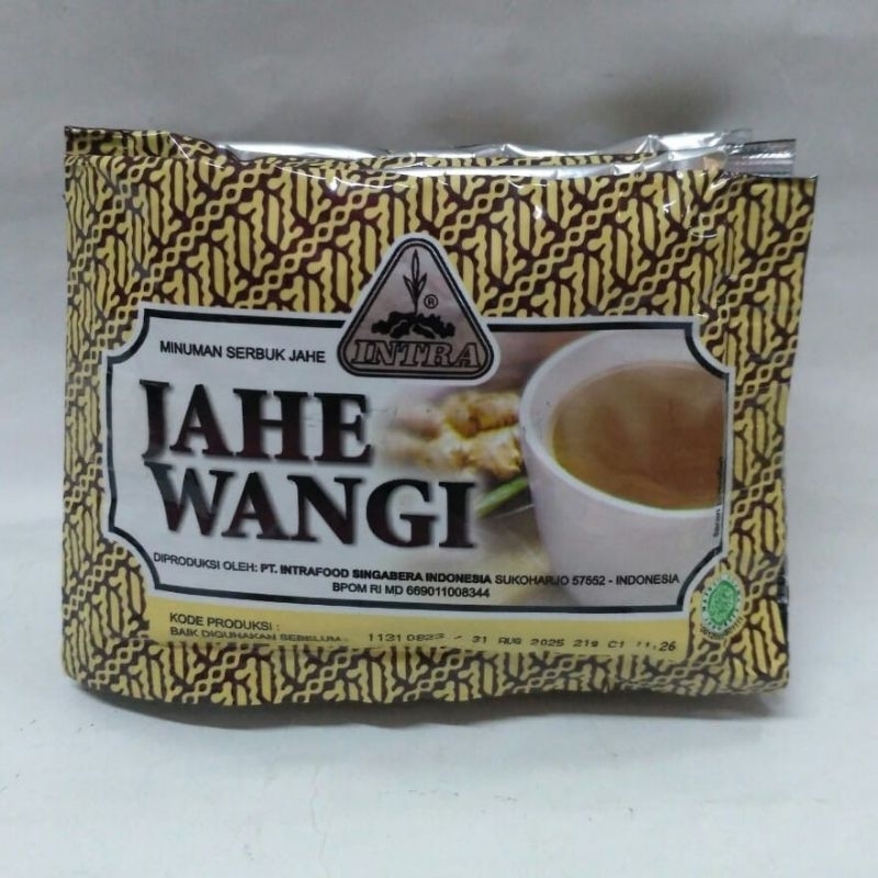 

Intra Jahe Wangi Minuman Serbuk Jahe Instant 1 Pack ( 19 Gram x 5 sachet ) - SJY Shop MURAH LEBAY