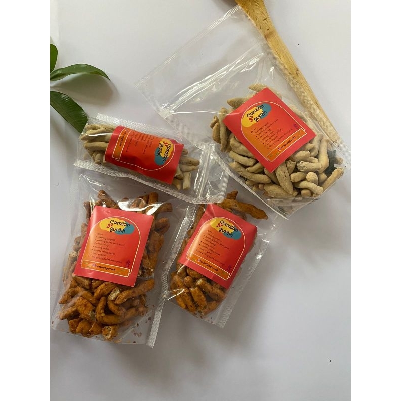 

Basreng Original Daun Jeruk dan Pedas Daun Jeruk (50gr, 80gr, 160gr)