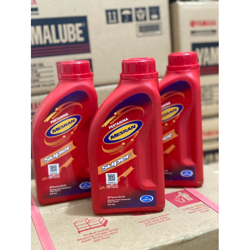 [ PAKET 3 PCS ] OLI  MESRAN SUPER 20W-50 0,8L (800ml)