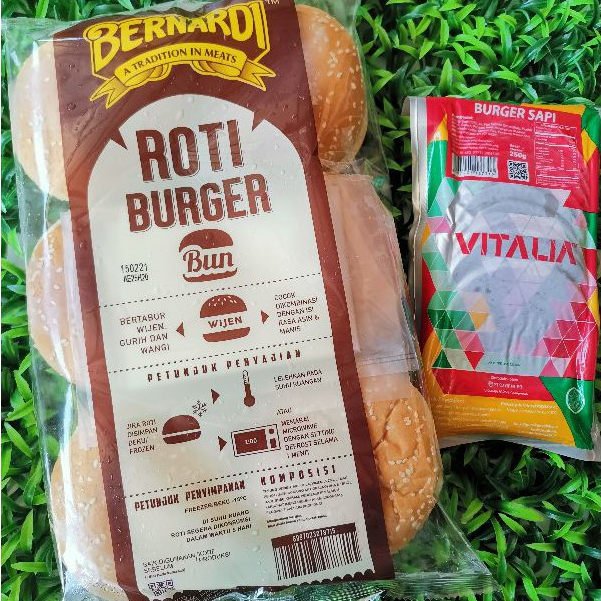 

Paket Burger Vitalia BESAR - Roti Burger Besar isi 6 & Burger Sapi isi 10