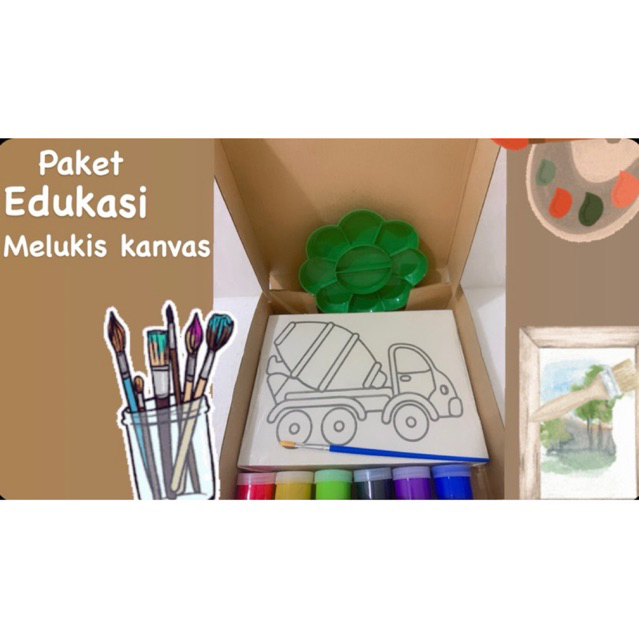 

Mainan Edukasi Anak Set Lukis Kanvas