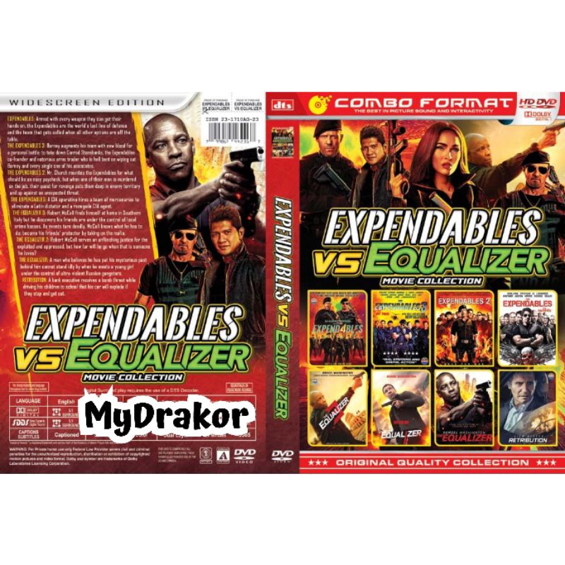 kaset film koleksi Expendables vs Equalizer [ 2023 ]
