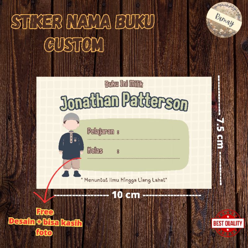 

STIKER LABEL NAMA/STIKER BUKU/LABEL BUKU/LABEL NAMA PELAJARAN/LABEL PELAJARAN/MURAH TERLARIS