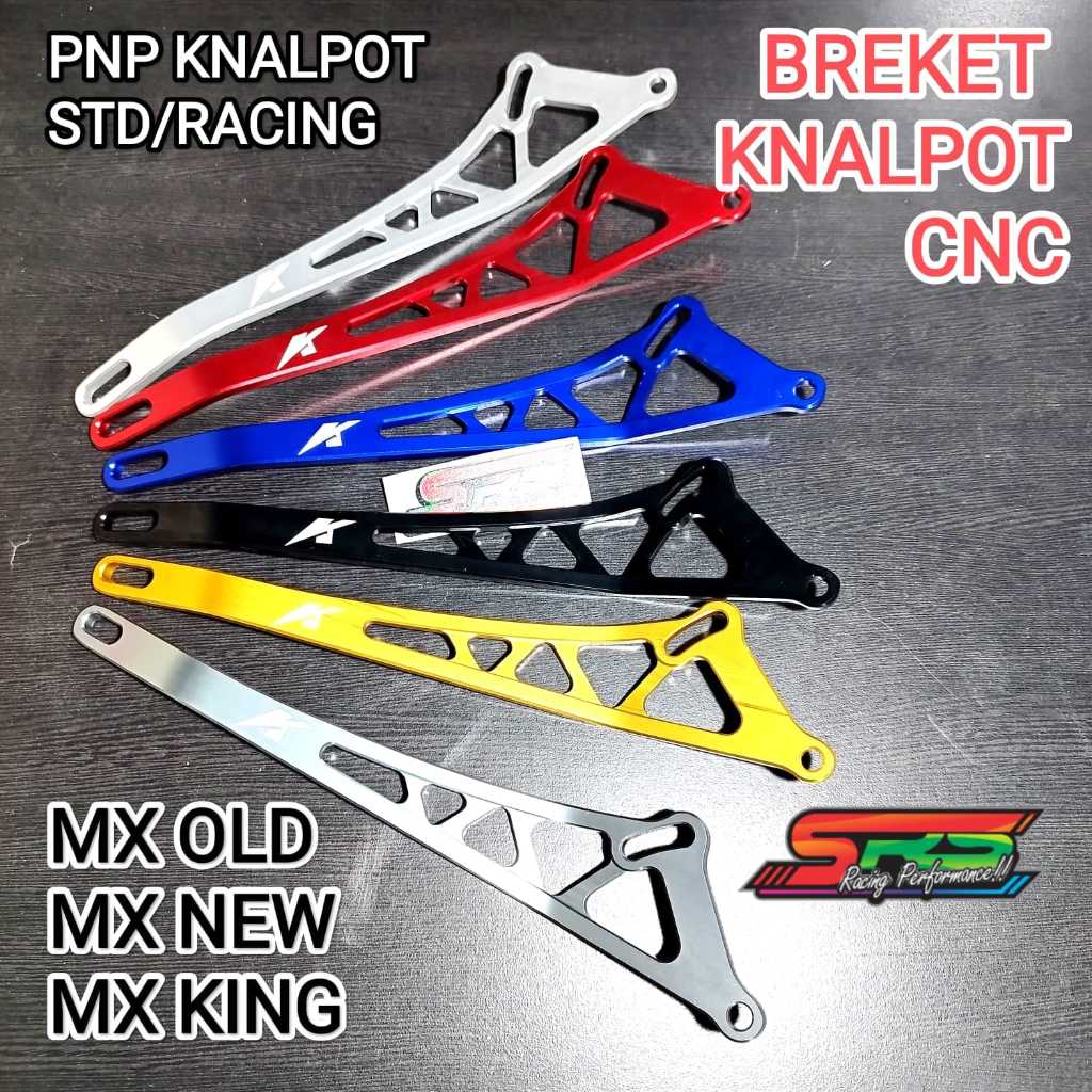 Breket Knalpot CNC MX KING MX NEW MX OLD ALLOY KINGDRAG