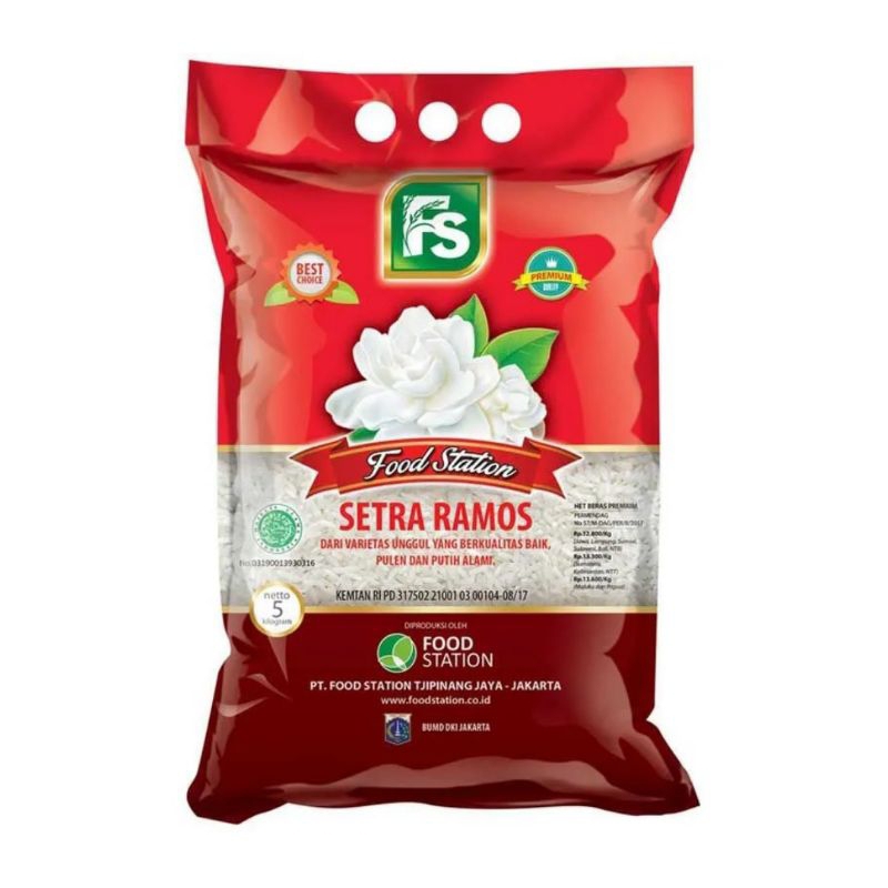 

beras Ramos cap food station melati 5kg