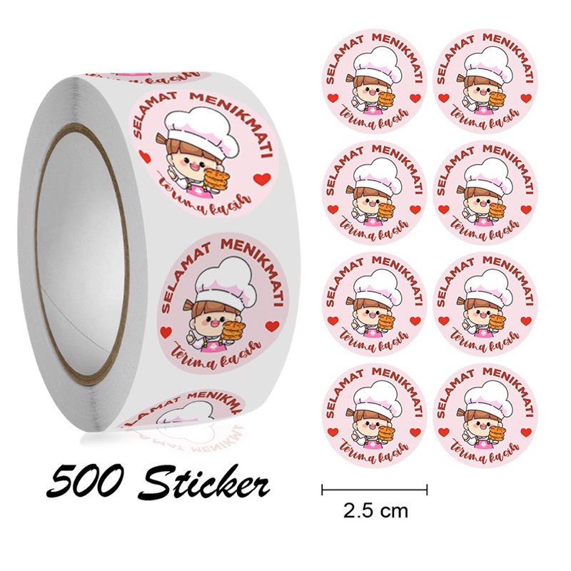 

Stiker Label Selamat Menikmati 1 roll 500pcs ~ GALERI PLASTIK FROZEN FOOD