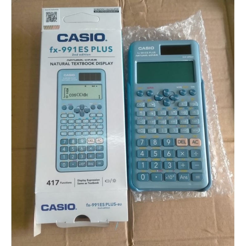 

KALKULATOR CASIO SCIENTIFIC FX 991 ES PLUS 2nd EDITION, BIRU