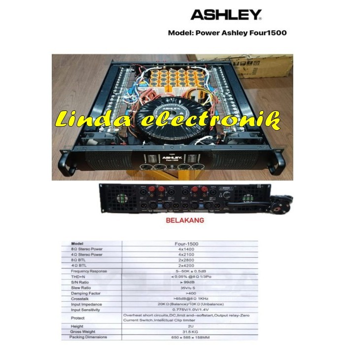 power ashley four 1500 / four1500 4 x 1400 original