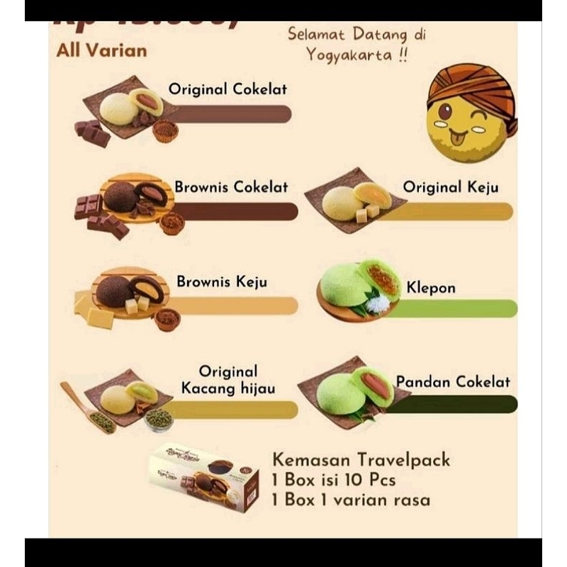 Bakpia kukus tugu jogja