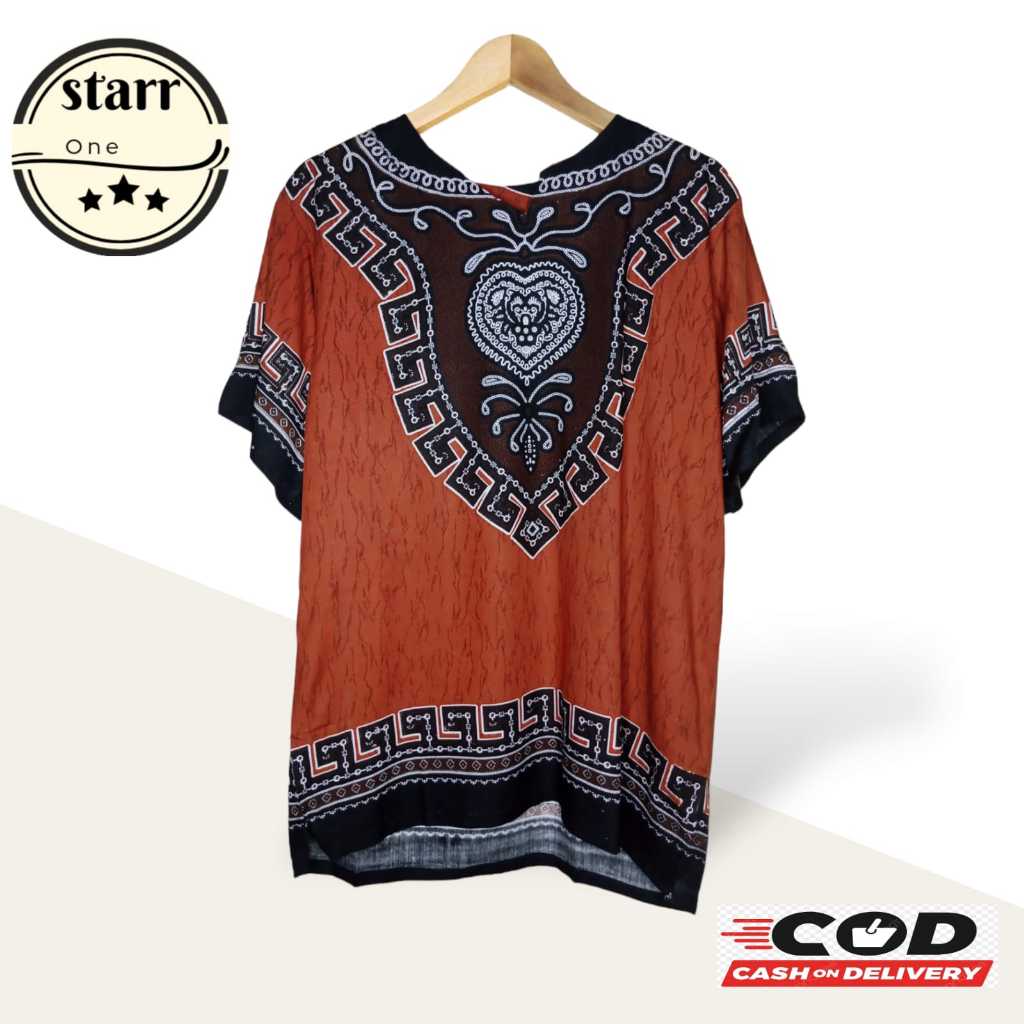 terlari baju kaos dashiki / baju bangkok / baju uje random thailand kaos santai pria wanita