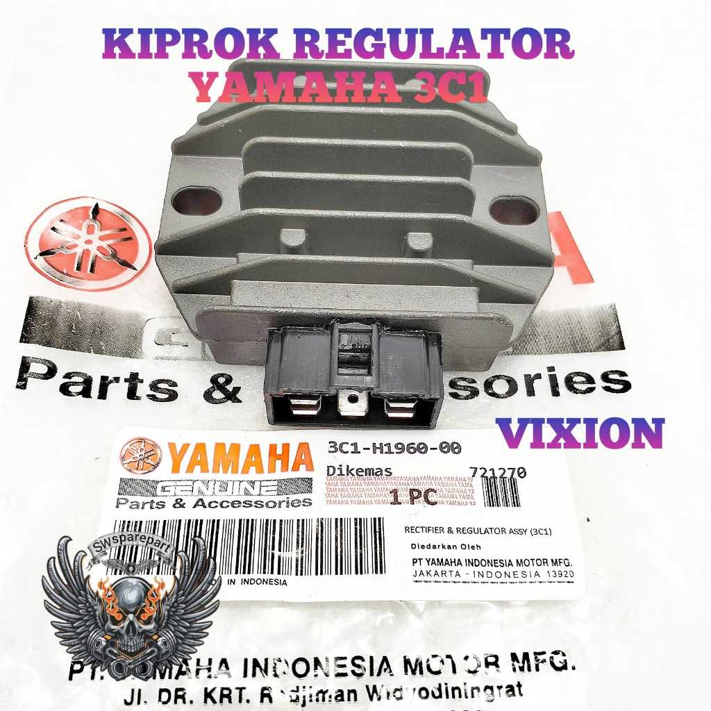 KIPROK REGULATOR YAMAHA 3C1 VIXION KUALITAS ORIGINAL YAMAHA YGP PRESISI ALIRAN LISTRIK JADI STABIL D