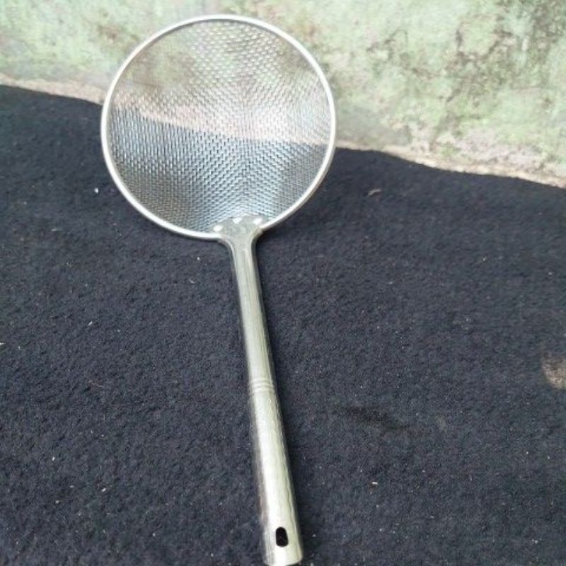 serokan stenlis/saringan penggorengan/erok/saringan serbaguna