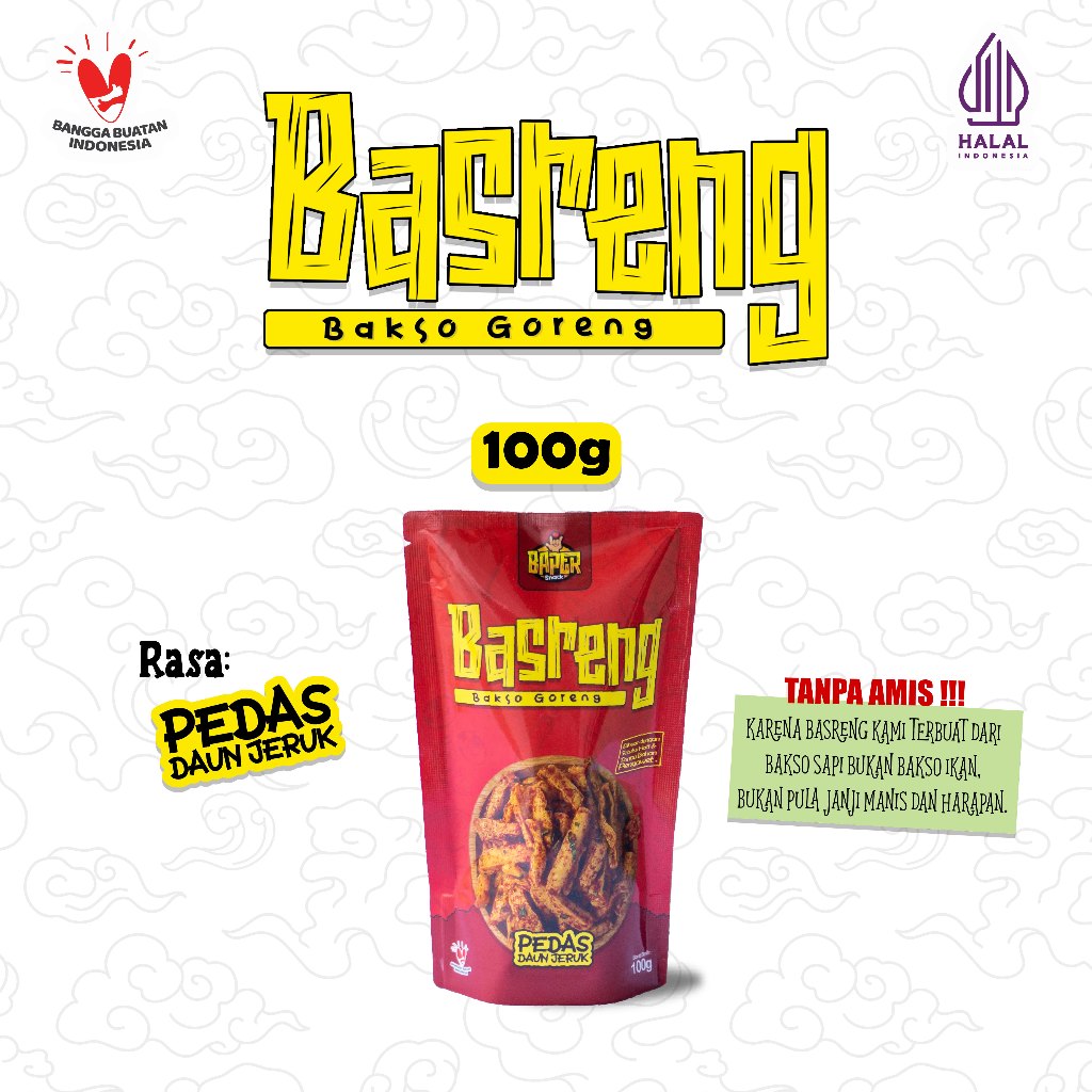 

Basreng Sapi Stik Rasa Pedas Daun Jeruk 100gr