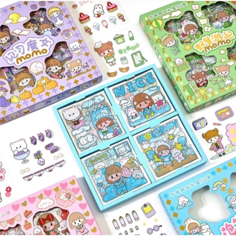 

1 Lembar Sticker DIY Stiker Lucu Motif Kartun Murah