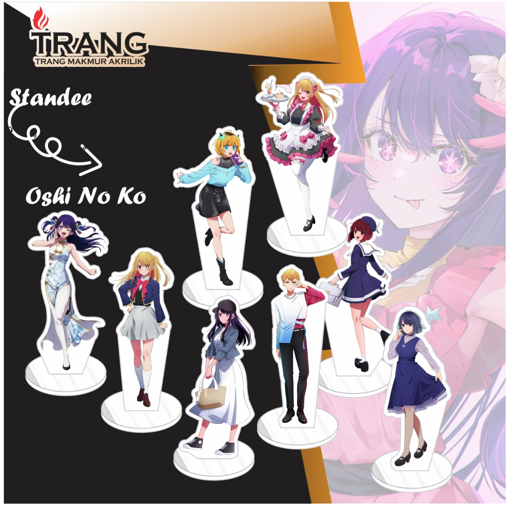 Standee Figure Akrilik Oshi No Ko / Standing Action figure Acrylic Oshi No Ko