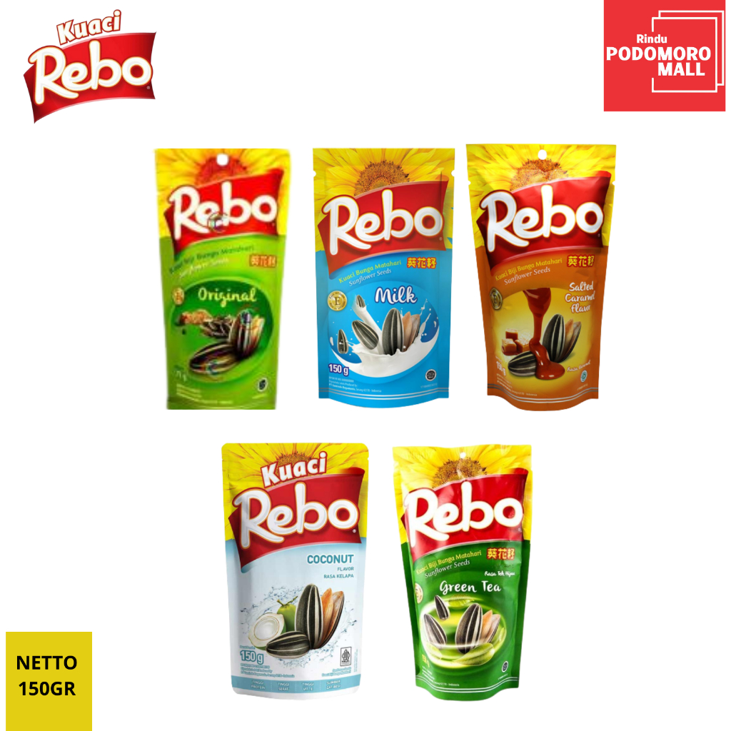 

KUACI REBO ALL VARIANT 150GR | KUACI BIJI BUNGA MATAHARI