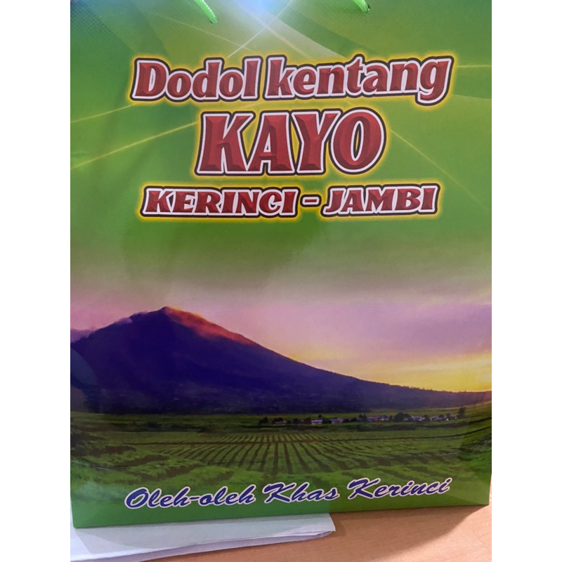 

dodol kentang oleh oleh khas kerinci sungai penuh